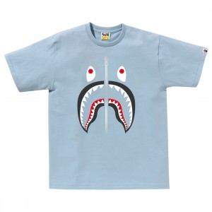 Cheap Urlfreeze Jordan Outlet x Punk Drunkers Men Shark Tee (blue / sax)