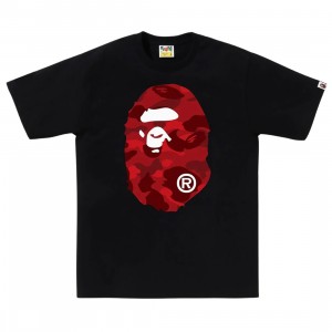 The North Face Men Color Camo Big Ape Head Tee (black / red)