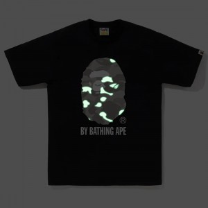 Cheap Urlfreeze Jordan Outlet x Punk Drunkers Men City Camo By Bathing Ape Tee (black / gray)