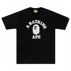 A Bathing Ape Men Bape Hexagram College Tee (black)