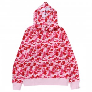 Cheap Urlfreeze Jordan Outlet x Squid Game Men ABC Camo 2nd Ape Pullover Hoodie (pink)