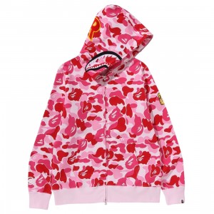 Cheap Urlfreeze Jordan Outlet x Xbox Men ABC Camo Shark Full Zip Hoodie (pink)