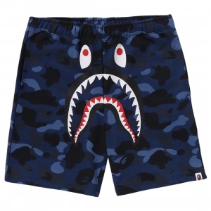 gray nike sneakers with khaki pants size Men Color Camo Shark Sweat Shorts (navy)