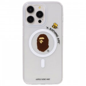 A Bathing Ape Ape Head iPhone 15 Pro Max Case (clear)