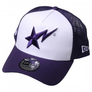 A Bathing Ape New Era 9Forty Sta Cap With Cap Clip (purple)