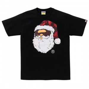 A Bathing Ape Men Christmas Ape Head Tee (black)