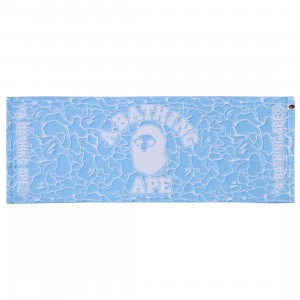 A Bathing Ape ABC Sea Surface Camo Beach Towel (blue)