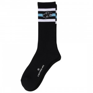 A Bathing Ape Men Bape Sta Socks (black)
