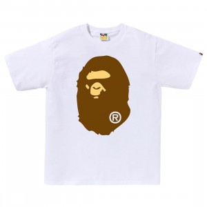 A Bathing Ape Men Big Ape Head Tee (white)