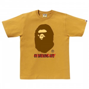 A Bathing Ape Men Katakana By Bathing Ape Tee (yellow)