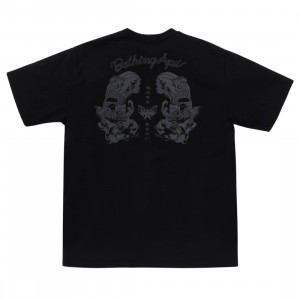 A Bathing Ape Men Japanese Tattoo Logo Tee (black)