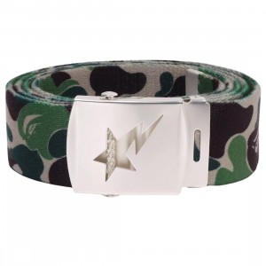 A Bathing Ape ABC Camo GI Belt (green)
