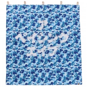 A Bathing Ape ABC Camo Noren Curtain (blue)