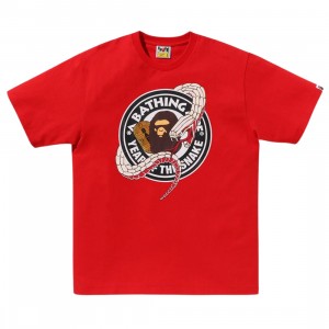 A Bathing Ape Men Year Of The Snake Tee (red)