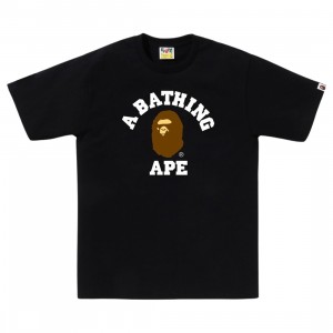 A Bathing Ape Men College Tee (black)