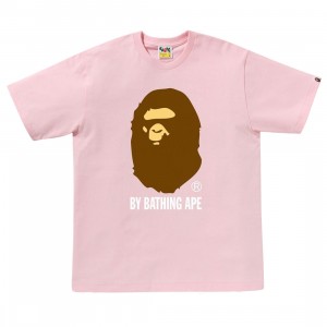 A Bathing Ape Men By Bathing Ape Tee (pink)