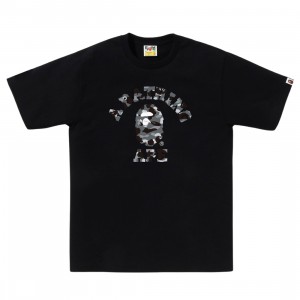 A Bathing Ape Men 1st Camo College Tee (black / gray)