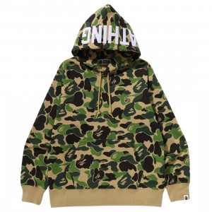 A Bathing Ape Men ABC Camo Pullover Hoodie (green)