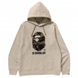 A Bathing Ape Men 1st Camo By Bathing Ape Pullover Hoodie (beige)