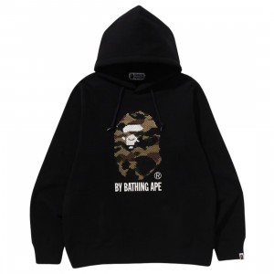A Bathing Ape Men 1st Camo By Bathing Ape Pullover Hoodie (black)