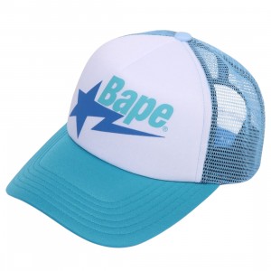 A Bathing Ape Bape Sta Mesh Cap (blue)
