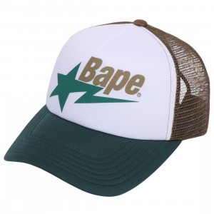 A Bathing Ape Bape Sta Mesh Cap (green)