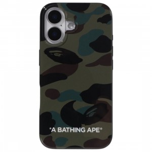 A Bathing Ape 1st Camo iPhone 16 Case (green)