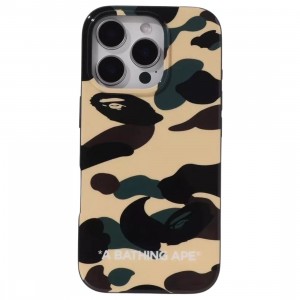 A Bathing Ape 1st Camo iPhone 16 Pro Case (yellow)