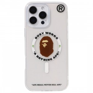 A Bathing Ape Bape iPhone 16 Pro Max Clear Case (clear)