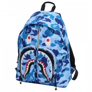 A Bathing Ape ABC Camo Shark Daypack (blue)