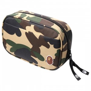 A Bathing Ape 1st Camo Gadget Pouch (yellow)