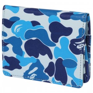 A Bathing Ape ABC Camo Coin Case (blue)