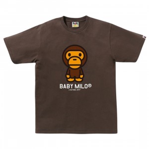 Cheap Urlfreeze Jordan Outlet x Punk Drunkers Men Baby Milo Tee (brown)