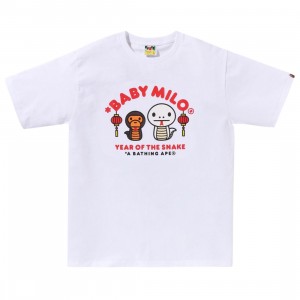 A Bathing Ape Men Year Of The Snake Baby Milo Tee (white)