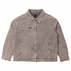 BAIT Men Canvas Work Jacket (gray)