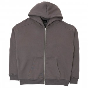 BAIT Men Zip Up Hoody 2025 (gray / stone gray)