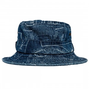 CerbeShops x Astro Boy Denim Bucket Hat (blue)