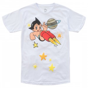 BAIT x Astro Boy Men Stars Puff Print Tee (white)