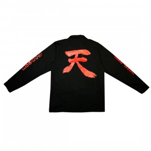 Cheap Cerbe Jordan Outlet x Street Fighter Men Akuma Coaches Jacket (black)