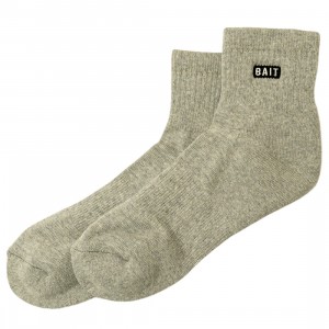 Cheap Cerbe Jordan Outlet Men Cheap Cerbe Jordan Outlet Bitemark Quarter Socks - Made In Japan (gray)