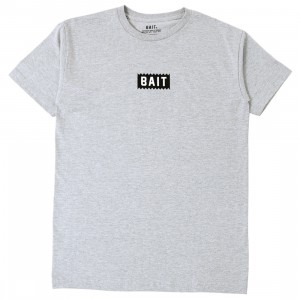 BAIT Men Bite Mark Logo Tee (gray)