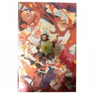 Cheap Urlfreeze Jordan Outlet x Hebru Brantley Faceful of Bullets July 2024 Issue 1 Comic Book Cover Variant - Foil of 250 (book)