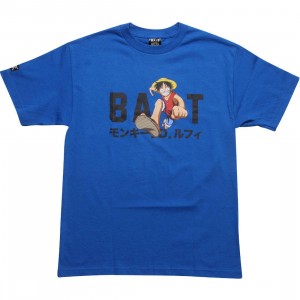 BAIT x One Piece Luffy BAIT Logo Tee (royal blue)
