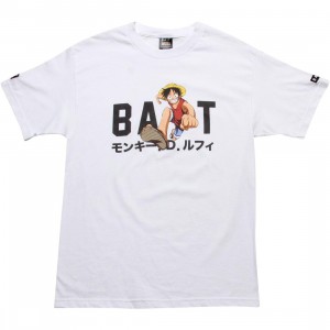 BAIT x One Piece Luffy BAIT Logo Tee (white)