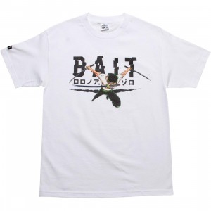 BAIT x One Piece Zoro BAIT Logo Tee (white)