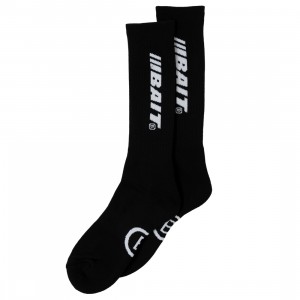 Cheap Cerbe Jordan Outlet Men Crew Socks - Made in Korea (black)