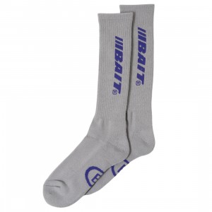 Cheap Cerbe Jordan Outlet Men Crew Socks - Made in Korea (gray)