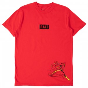BAIT x The Flash Men BAIT Logo Flash Tee (red)