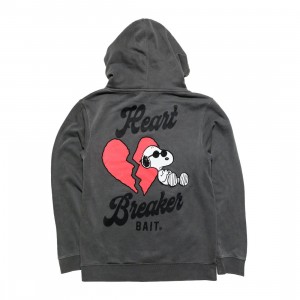 BAIT x Snoopy Men Heart Breaker Hoody (black / pigment)