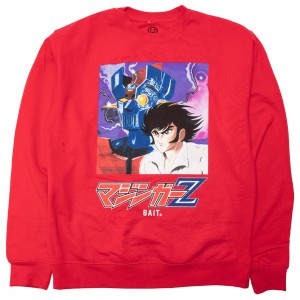 Cheap Urlfreeze Jordan Outlet x Saint Seiya x Goodsmile Men Logo Crewneck Sweater (red)